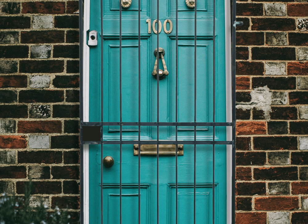 metal security door gate